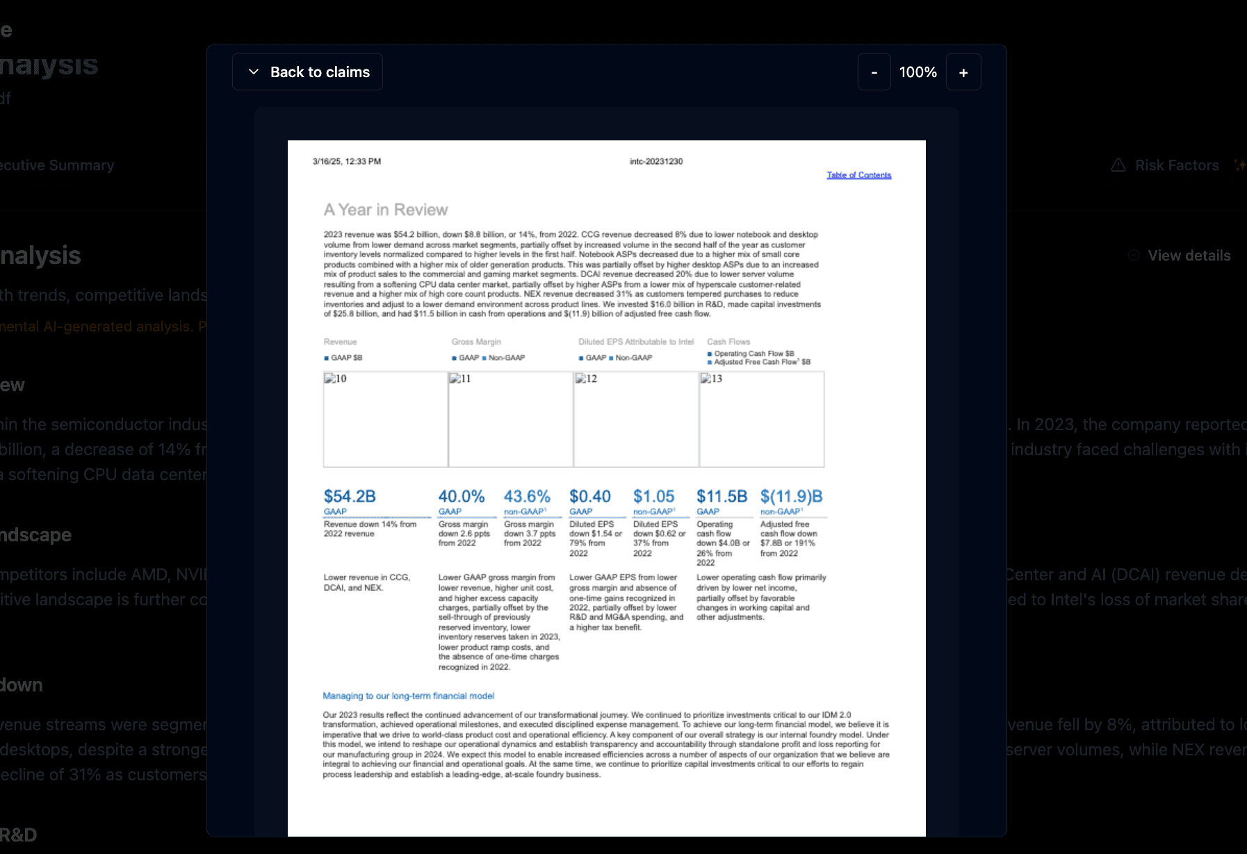 Source page for LLM claims